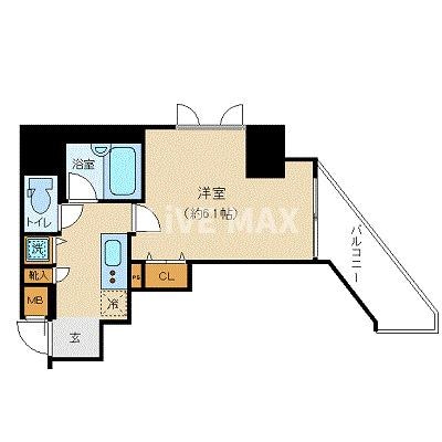 パレステュディオ六本木の物件間取画像