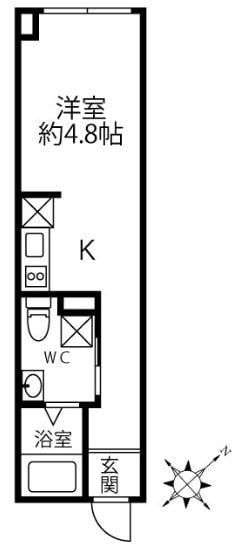 学芸大学駅 徒歩11分 1階の物件間取画像