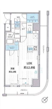 蔵前駅 徒歩4分 4階の物件間取画像