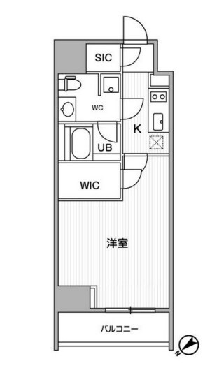 ALTERNA恵比寿の物件間取画像