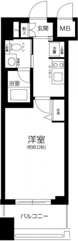 ZOOM池尻大橋の物件間取画像