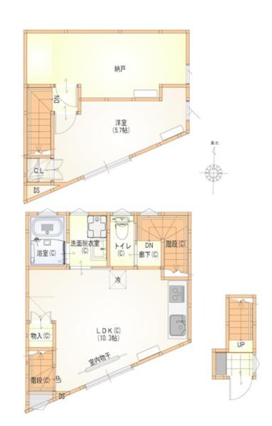 十条駅 徒歩7分 2階の物件間取画像