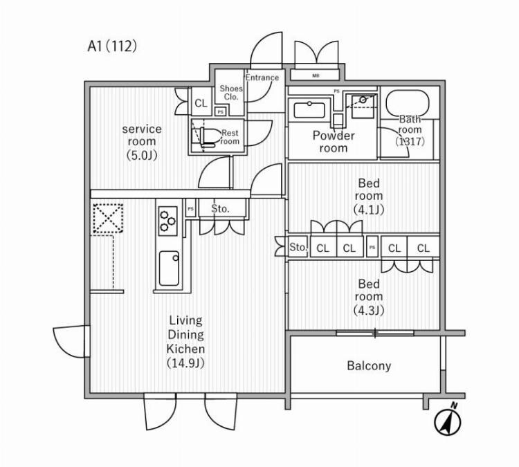 nido SAKURAGAOKAの物件間取画像