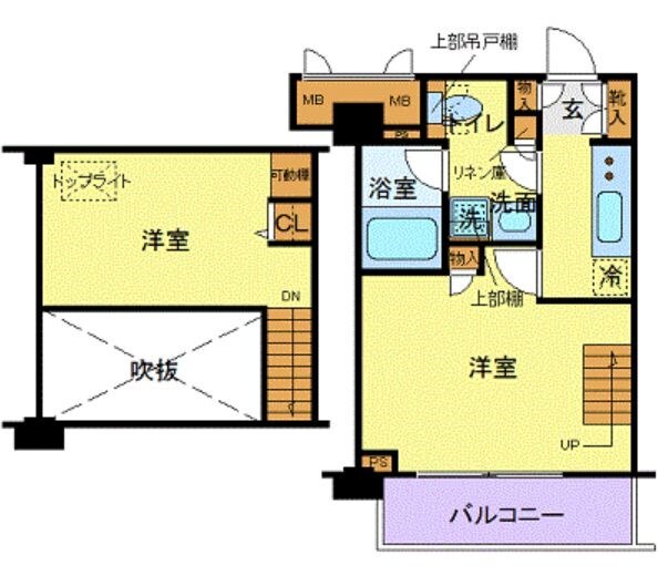 トーシンフェニックス五反田の物件間取画像