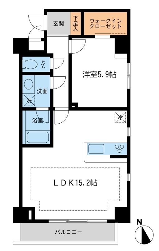 NTPRレジデンス鷹番の物件間取画像