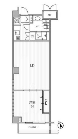 六本木デュープレックスエムズの物件間取画像