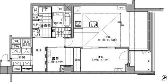 ストーリア赤坂の物件間取画像