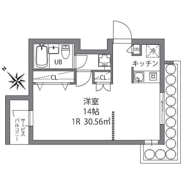 門前仲町駅 徒歩9分 1階の物件間取画像