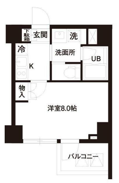 レジディア白金高輪の物件間取画像