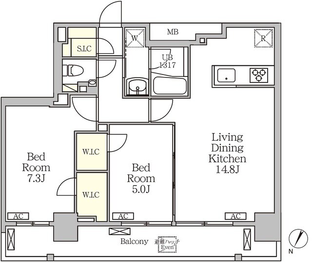 ジオエント白金台の物件間取画像