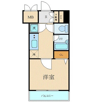 パレステュディオ渋谷WESTの物件間取画像