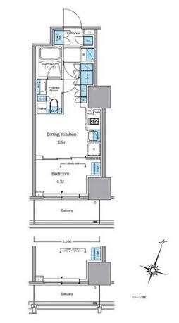 ルフォンプログレ渋谷ヒルトップの物件間取画像