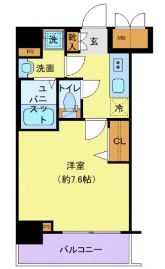 プレサンス新宿中落合メーディオの物件間取画像