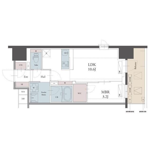 ラグゼナ用賀の物件間取画像