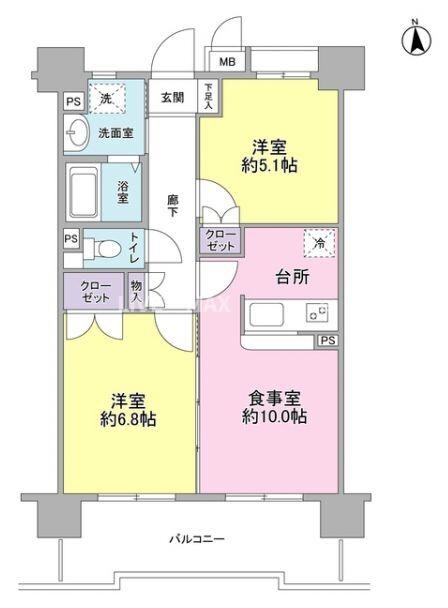 KDXレジデンス上北沢の物件間取画像