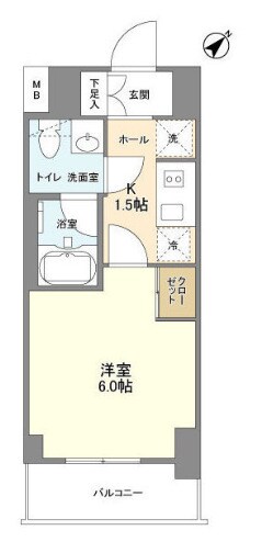 プラース千代田富士見の物件間取画像