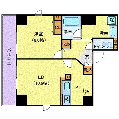 ドエル中野富士見町の物件間取画像