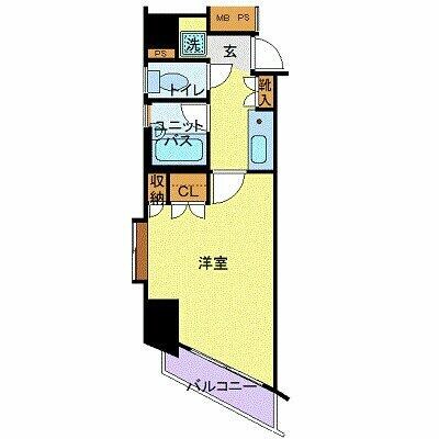 蒲田駅 徒歩4分 3階の物件間取画像