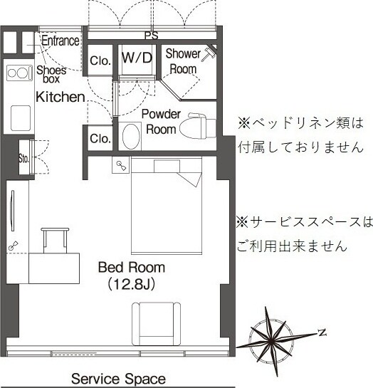 ウエリスアーバン品川タワーの物件間取画像