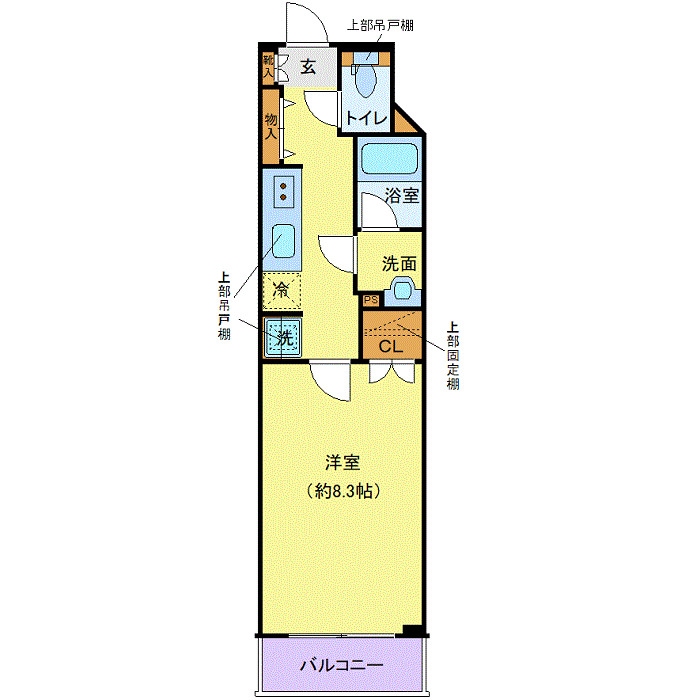 蔵前駅 徒歩2分 5階の物件間取画像