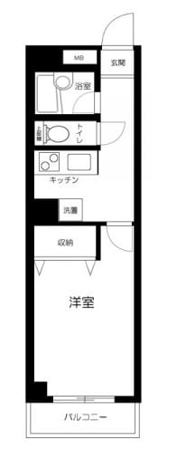 大森駅 徒歩9分 3階の物件間取画像