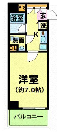 パレステュディオ芝大門の物件間取画像