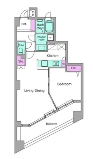 リテラス学芸大学の物件間取画像