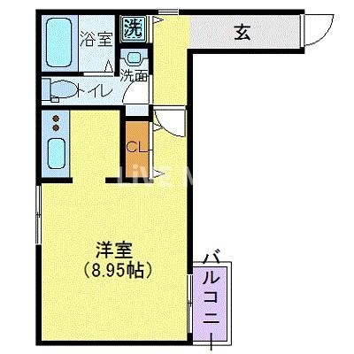 MODULOR赤坂の物件間取画像