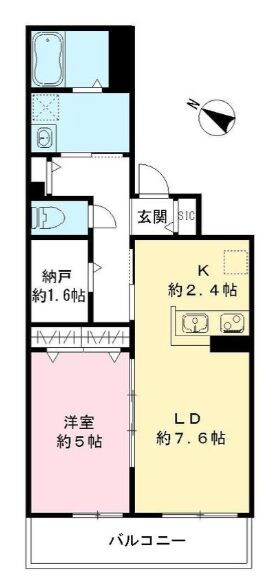 玉南ビルの物件間取画像