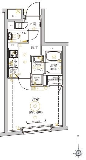 ベルシードステアー品川大崎の物件間取画像