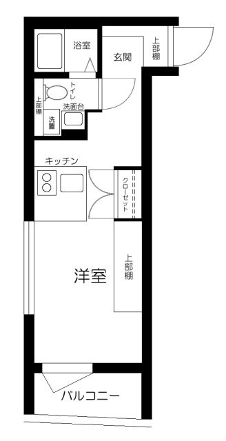 新馬場駅 徒歩6分 1階の物件間取画像