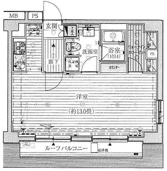 白金高輪駅 徒歩4分 11階の物件間取画像