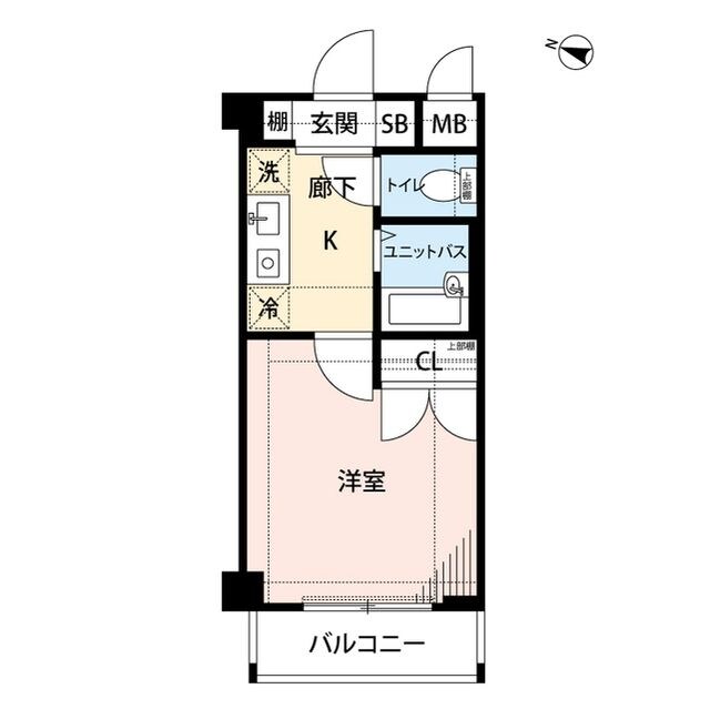 プレール天王洲アイルの物件間取画像