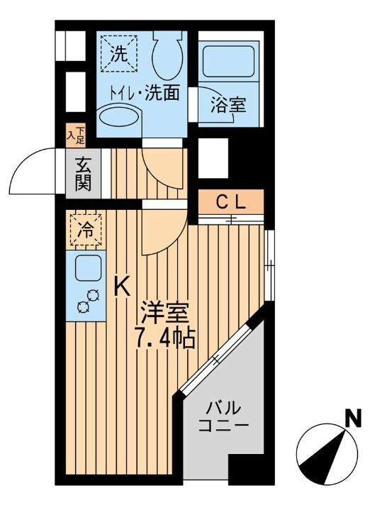 ユニフォート目黒中町の物件間取画像