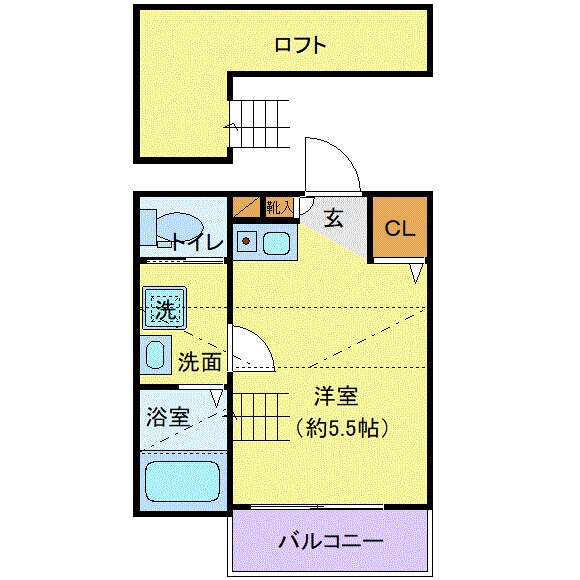 グリーン・ジュピターの物件間取画像