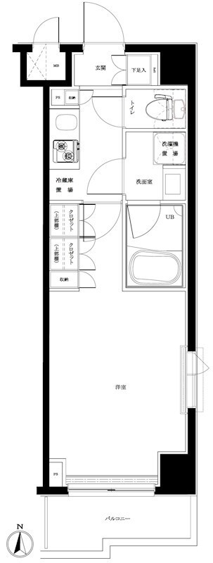 高島平駅 徒歩6分 4階の物件間取画像