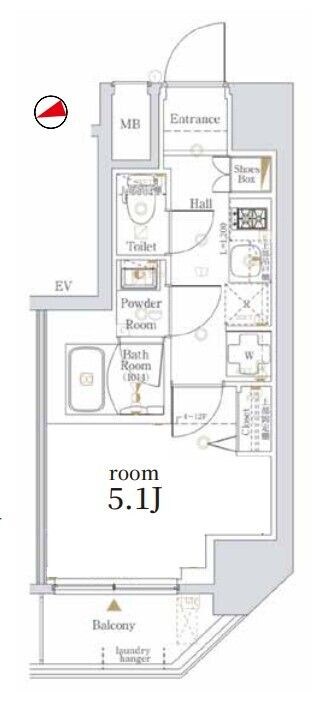 Log戸越の物件間取画像