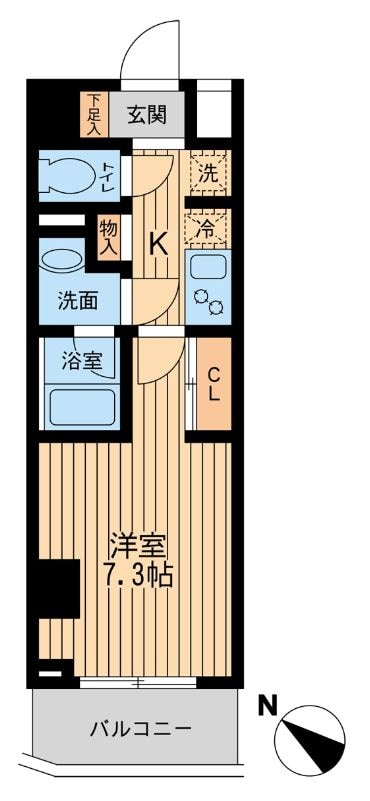 ユニフォート目黒中町の物件間取画像