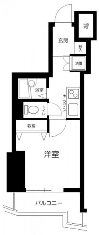 ステージファースト三軒茶屋の物件間取画像