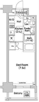 三田駅 徒歩4分 10階の物件間取画像