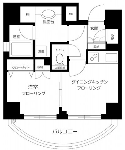 デュオ・スカーラ笹塚の物件間取画像