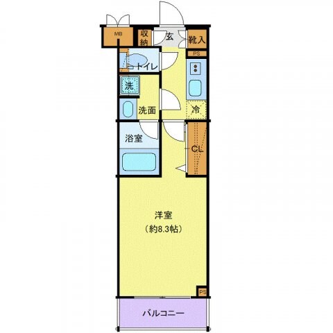 ディアレイシャス世田谷上町の物件間取画像