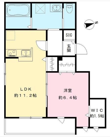 ベルフルーレの物件間取画像