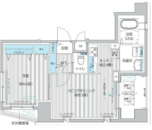 下丸子駅 徒歩4分 4階の物件間取画像