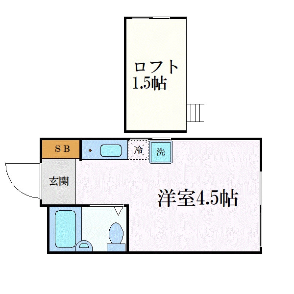 ペアパレス荻窪の物件間取画像