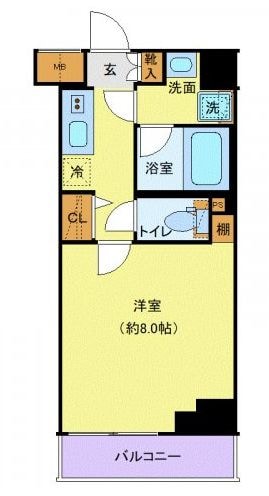 クレヴィスタ梅島の物件間取画像