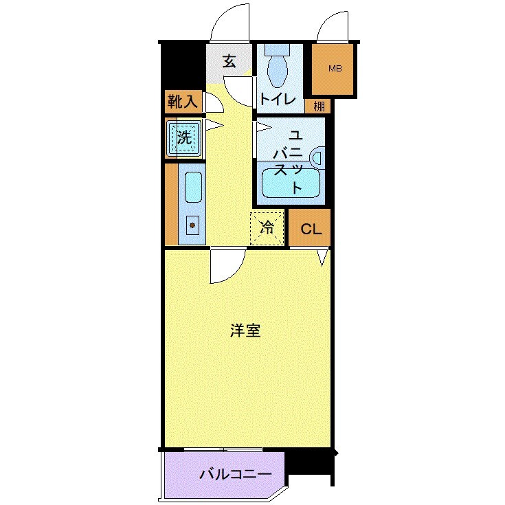 フェニックス幡ヶ谷壱番館の物件間取画像