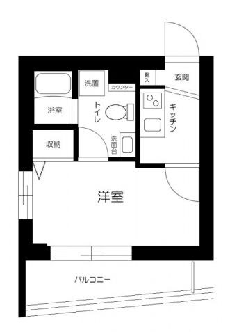 新馬場駅 徒歩6分 2階の物件間取画像