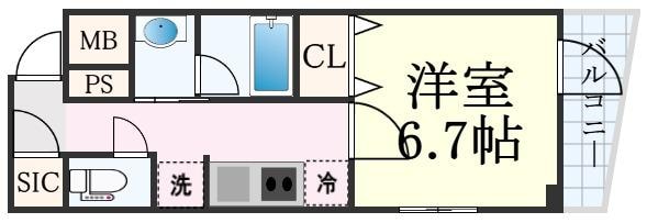 ジェノヴィア学芸大学の物件間取画像