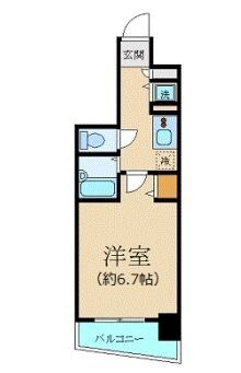 プレサンス新宿御苑前アルティメットの物件間取画像